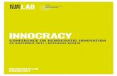 INNOCRACY: Conference on Democratic Innovation - Programme ... · INNOCRACY CONFERENCE ON DEMOCRATIC INNOVATION SESSION TRACK 1 “CITIZENS‘ ASSEMBLIES - DEMOCRACY THAT WORKS”