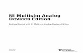 Getting Started with NI Multisim Analog Devices E NI Multisim Analog Devices Edition ... Russia 7 495
