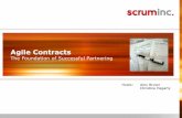 Agile Contracts - Scrum Inc Home - Scrum Inc · • Training (Scrum Master, Product Owner, Agile Leadership, online courses, etc.) • Consulting (linking Scrum and business strategy,