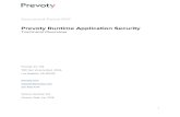 Prevoty Runtime Application Security - Amazon S3...problems stemming from hackers and cybercriminals having unfettered access to applications and data services (caches, databases,