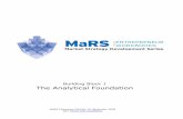 Market Strategy Development Series · MaRS – Market Strategy Development Series Part 1 – The Analytical Foundation Note: In these workbooks, we will focus on the first three stages: