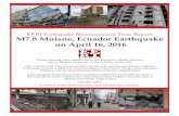 EERI Earthquake Reconnaissance Team Report: M7.8 Muisne ...learningfromearthquakes.org/2016-04-16-muisne... · 4/16/2016  · EERI Earthquake Reconnaissance Team Report: M7.8 Muisne,