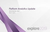 Platform Analytics Update - QAD Inc€¦ · Platform Analytics Update ... Machine Learning. Platform Analytics: Actionable Insights. Platform Analytics Update • Insight into the