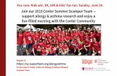 Join our 2018 Center Summer Scamper Team — support …...Scamper Team You race. Kids win. 5K, 10K & kids’ fun run. Sunday, June 24. Sean N. Parker Center for Allergy & Asthma Research