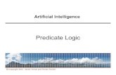 03 Artificial Intelligence-PredicateLogic.ppt · Artificial Intelligence Predicate Logic. 2 Where are we? # Title 1 Introduction 2 Propositional Logic 3 Predicate Logic 4 Reasoning