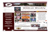 Wildcat Weekly - Palestine Independent School District · rushing on 14 carries while throwing one touchdown pass to TJ Dever. Jeremiah Davis had 200 yards rushing on 17 carries and