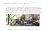 BENEFITS OF COMPLETE STREETS ... - Smart Growth America · National Complete Streets Coalition ! 1707 L St. NW Suite 250 ! Washington, DC 20036 ! 202-207-3355 BENEFITS OF COMPLETE
