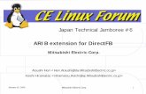 Japan Technical Jamboree #6 · CAS DVB-CSA,SIM B-CAS POD/NRSS Video format 576i 1080i, 720p, 480i/p 1080i/p, 720p, 480i/p Caption subtitle, teletext ARIB caption, super EIA 708/608