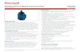 MICRo SWITCH™ Global Limit Switches, GLA Series...MICRO SWITCH Global Limit Switches GLA Series DESCRIPTION Honeywell’s MICRO SWITCH GLA Limit Switch Series is designed to global