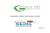 Computer skills assessment (csa)calgarytmc.com/PDF/CSA Catalouge.pdf · COMPUTER SKILLS ASSESSMENT (CSA) C m ge 4 Computer Essential This skill sets out essential concepts and skills