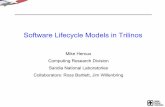 Software Lifecycle Models in Trilinos - Amazon S3 · – Nightly and continuous integration (CI) test driver. • Pre-push synchronous CI testing with the Python checkin-test.py script