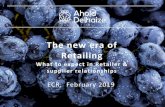 The new era of Retailing - ECR · Macro trends, consumer trends and retail trends areinterconnected CONSUMER TRENDS More value Time is a luxury Living better ... MACRO TRENDS Economy