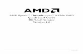 AMD RAID Quick Start Guide · 5.1 Windows: Install AMD-RAID UEFI drivers during Windows OS installation Install the AMD-RAID UEFI drivers during Windows 10 OS Installation NOTE: The