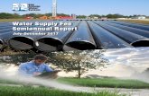 Water Supply Fee Semiannual Report...22 Financial Report Glossary About the cover: San Antonio Water System’s commitment to the community’s water future is exemplified by new water