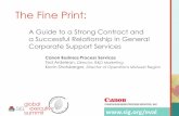 The Fine Print - SIGsig.org/docs2/WS15_The_Fine_Print_-_A_Guide_to_a_Strong...The Fine Print: A Guide to a Strong Contract and a Successful Relationship in General Corporate Support