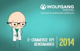 E-COMMERCE KPI BENCHMARKS 2014 · to source reliable e-commerce KPI benchmark data, par-ticularly specific industry level KPI benchmarks. In this KPI benchmark report we have set