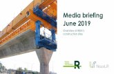 Media briefing June 2019 - REM · Media briefing June 2019 Overview of REM’s construction sites. Agenda 2 –The REM project –Project scope and challenges –Major accomplishments