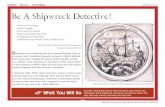 Science | Service | Stewardship thE Be A Shipwreck Detective! · state-of-the-art, luxury ship with velvet carpets, mahogany furniture, and airy staterooms. By 1898, paddlewheel steamboats