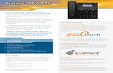 Sangoma s300 VoIP Phone - TelOnline€¦ · The Sangoma s300 is a full feature set phone with two Session Initiation Protocol (SIP) accounts at a competitive entry-level price point.