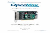 OpenVox Communication Co · OpenVox Communication Co. LTD. URL: 5 Chapter 1 Overview 1.1 What is Trixbox Trixbox was initially released under the name Asterisk@Home, is a CentOS Linux