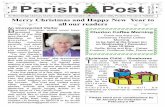 The Parish Post Dec 11/Jan 12 Number 22 · and spent generously – thank you all. ... Gardening Club Quiz SWSGC Seasonal Lunchtime Quiz Wednesday 14 Dec. 12.30pm at Lydbury North