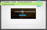 Tempe Car Insurance Services