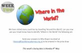 We have visited many countries by travelling ‘Around the ... · We have visited many countries by travelling ‘Around the World’, can you now use your travel know-how to identify