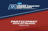 PARTICIPANT MANUAL/ · championship finals (24 teams total). • Ten at-large teams will be selected by the NCAA Division II Men’s and Women’s Cross Country Committee using the