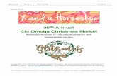 39th Annual Chi Omega Christmas Market Owl_Nov1_2016...39th Annual Chi Omega Christmas Market Wednesday, November 16 – Saturday, November 19, 2016 Centennial Hall, Fair Park It’s