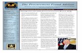 The Procurement Fraud Advisor - Judge Advocate General's ... · The Procurement Fraud Advisor (Issue 79) Fall/Winter 2014 Inside this issue: Message from the Chief, PFB 1 PFB Welcomes