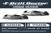 THE DRILL BIT SHARPENER USER GUIDE€¦ · Do not wear loose clothing or jewelry. Keep your hair, clothing and gloves away from moving parts. Loose clothes, jewelry or long hair can