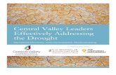 Central Valley Leaders Effectively Addressing the Drought€¦ · initiative, Central Valley Leaders Effectively Addressing the Drought (CV LEAD), and presents results and lessons