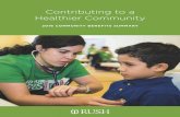 Contributing to a Healthier Community• Physical activity, nutrition and weight control, all of which can help address the community’s high obesity rates. • Diabetes, a signiﬁcant