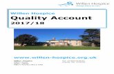 Willen Hospice Quality Account - assets.nhs.ukWelcome to Willen Hospice Quality Account 2017/18 Contents Page No Chief Executive’s Statement 3 Section 1 – Key Performance Indicators