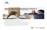 MAXIMIZE PRODUCTIVITY · and groundbreaking automation solutions to help you maximize productivity and increase your business’ efficiencies. Dispatcher Phoenix can help reduce costs