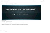 Adobe Captivate - Ryerson University · Web viewAnalytics for Journalists - Topic 1 Slide 4 - Learning Outcomes Slide notes Now that you’ve finished this module you should be able