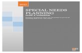 SPECIAL NEEDS PLANNING - AZT Financial...SPECIAL NEEDS PLANNING GUIDE Estate Planning Letter of Intent Although not a legally binding document, a letter of intent is one of the most