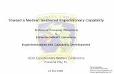 Experimentation and Capability Development · - Provide a starting point for an EMO program • Identify capability gaps at all levels – especially in the areas of C2/ISR, fires,