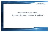 Boston Scientific Intern Information Packet€¦ · Biomedical engineers apply engineering principles and materials technology to healthcare. This can include researching, designing