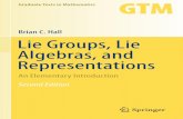 Brian C. Hall Lie Groups, Lie Algebras, and Representationsgxyau.github.io/pdf-documents/ETHZ/Autumn 2017... · 2019-12-01 · This text treats Lie groups, Lie algebras, and their