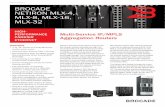 HIGH- PERFORMANCE Multi-Service IP/MPLS CARRIER ... · HIGH- PERFORMANCE CARRIER ETHERNET HIGHLIGHTS • 4-, 8-, 16-, 32-slot IPv4/IPv6/MPLS/VRF enabled metro routers • Advanced