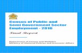 Census of Public and Semi Government Sector ... - Sri government agencies and semi government institutions