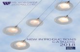 NEW INTRODUCTIONS CATALOG 2018€¦ · Stated dimensions reflect fixture bodies only. Chandeliers/pendants below 32” in dia. include an additional 6 feet of chain and wire. Fixtures