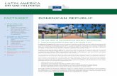 FACTSHEET DOMINICAN REPUBLIC … · - Patent Cooperation Treaty (PCT) (more information here) - Rome Convention for the Protection of Performers, Producers of Phonograms and Broadcasting