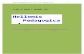 HELLENIC PEDAGOGICAL COSMOS€¦  · Web viewA Periodic Kaleidoscope on Education and Pedagogy in Hellas. Hellenic Pedagogical Cosmos. A Periodic Kaleidoscope on Education and Pedagogy