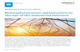 Reimagining asset optimization in the age of the industrial internet · Reimagining asset optimization in the age of the industrial internet GENERATING MANUFACTURING IMPACT Point