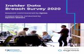 Insider Data Breach Survey 2020 - egress.com · 1 2 Insider Data Breach Survey 2020 | 7. Breach impact: financial reality bites Regulation is designed to provide a powerful push for