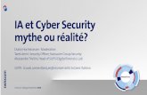 IA et Cyber Security mythe ou réalité? - Swisscom · Exemple d'intelligence artificielle dans la cyber sécurité 15 c. 16 Exemple Security Analytics & Machine Learning Une "intelligence"