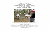 2014 - 2015 City of Fort Collins Lower Cache la Poudre ......2014 - 2015 City of Fort Collins Lower Cache la Poudre River & Urban Creek Water Quality Report Students learn about possible
