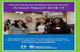 Mount Pleasant Neighbourhood House Annual Report 2018-19 · building a better neighbourhood. We have developed a rich history of working with community to create innovative programs